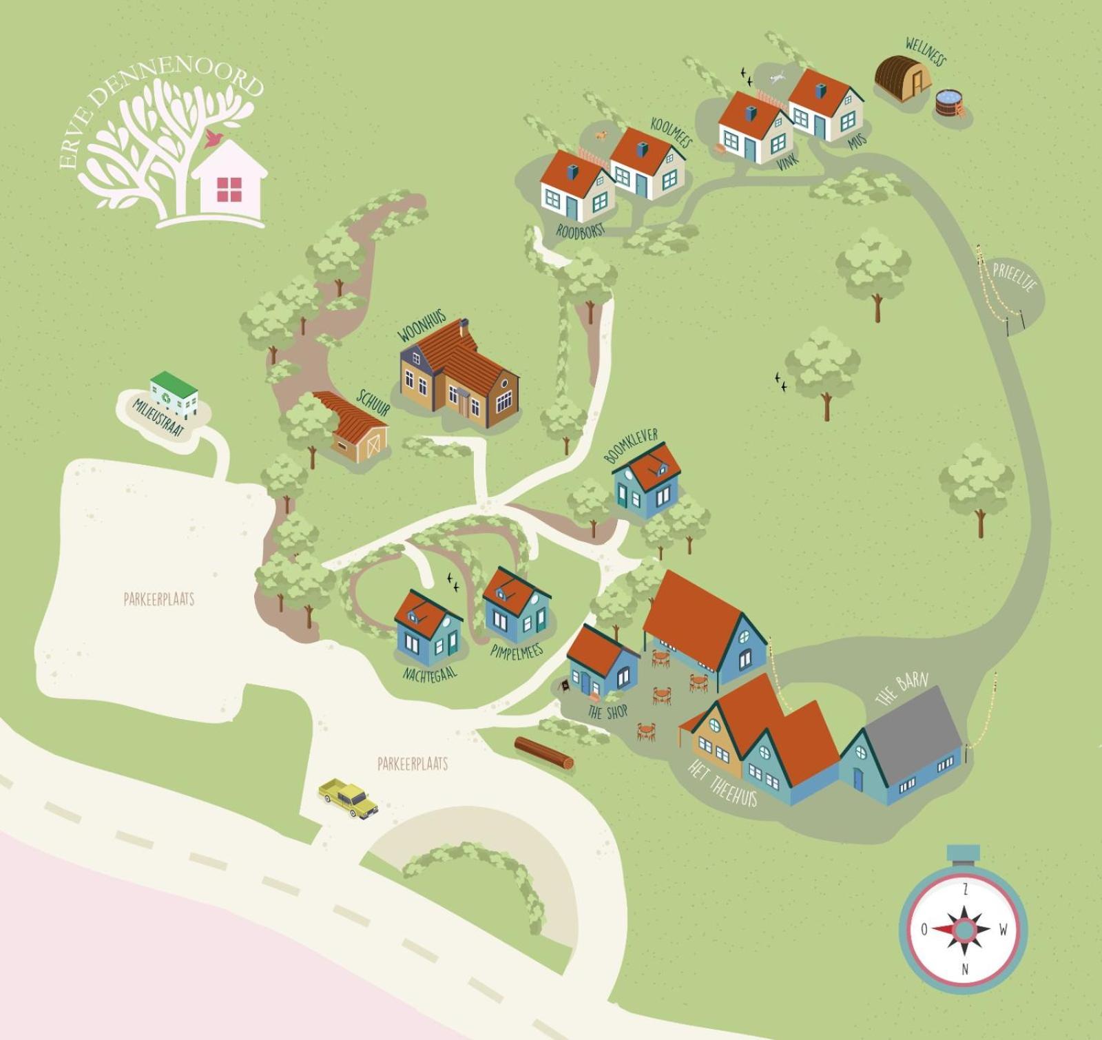 Erve Dennenoord Villa Vasse ภายนอก รูปภาพ